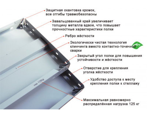 Полка СТФ 1200x500 Полка СТФ 1200x500