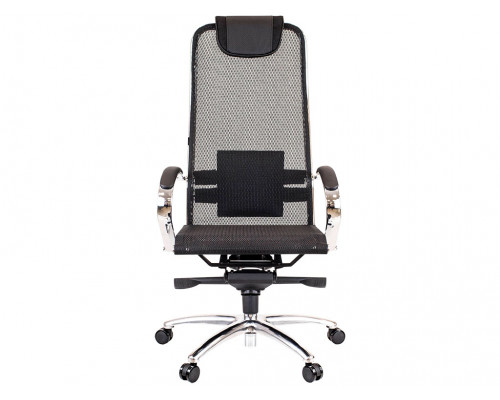 Кресло руководителя Deco ткань-сетка черная