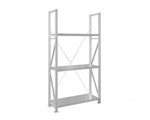Стеллаж MS U 2000x1000x400/3 перфорированные полки